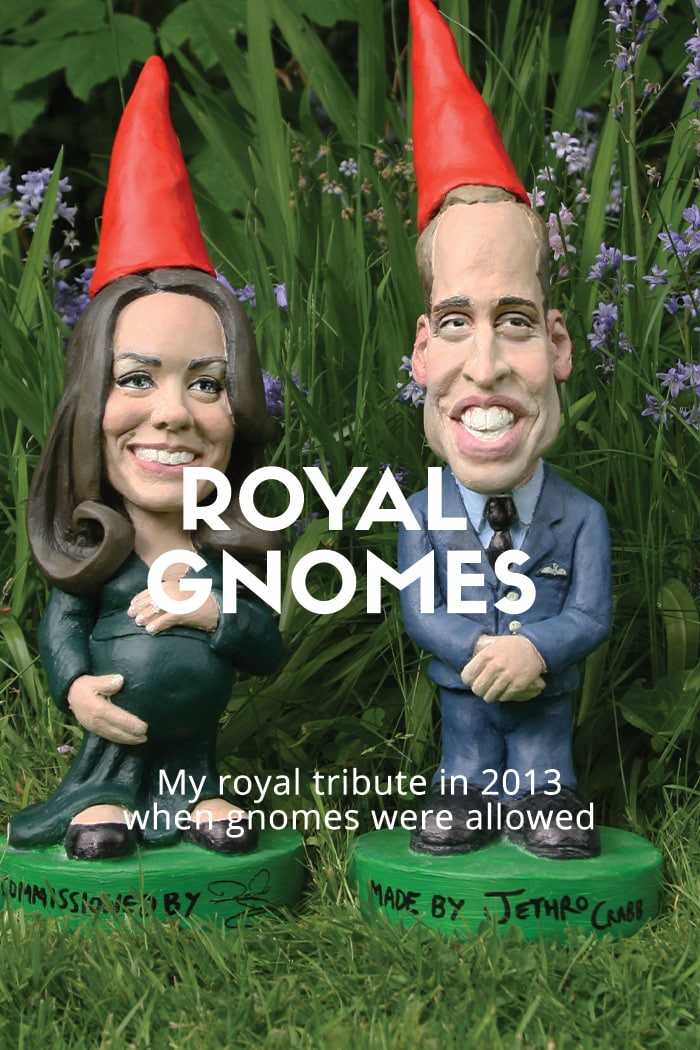 Kate and Will Gnomes at RHS Chelsea Flower Show 2013