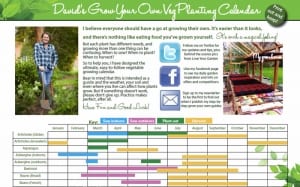 David Domoney's vegetable calendar. When to sow, plant, grow and harvest all vegetable crops