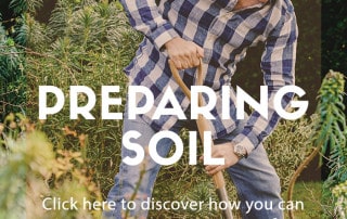 preparing soil