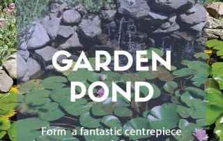 Creating a garden pond