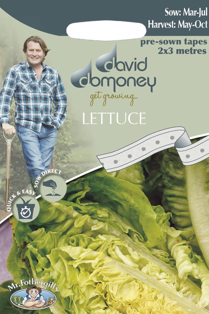 Get growing Mr Fothergill’s Lettuce Tape