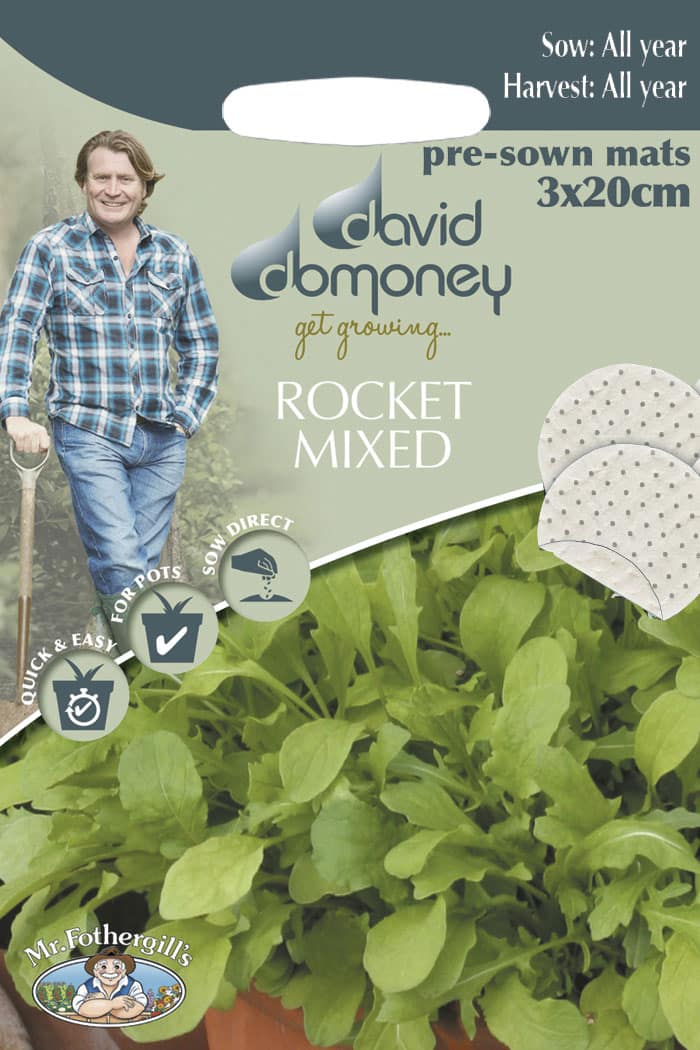 Get growing Mr Fothergill’s Rocket Mixed (Mats)