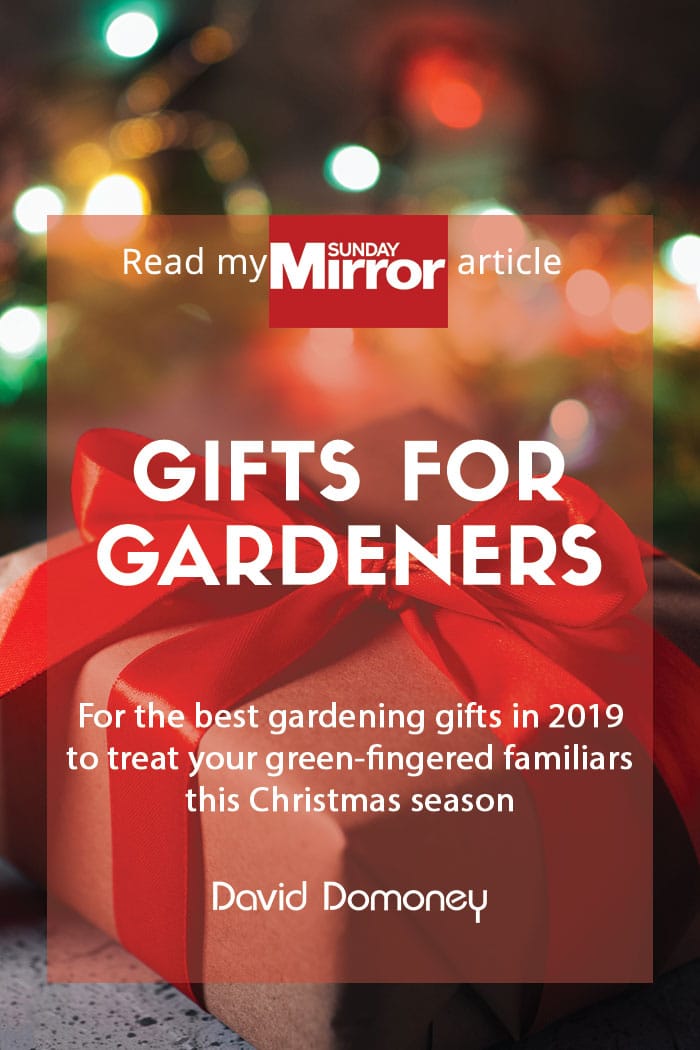 Sunday Mirror article: Gifts for gardeners