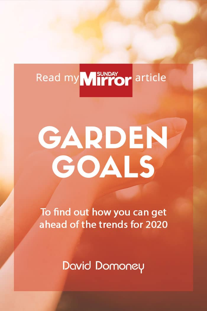 Sunday Mirror article: Garden goals