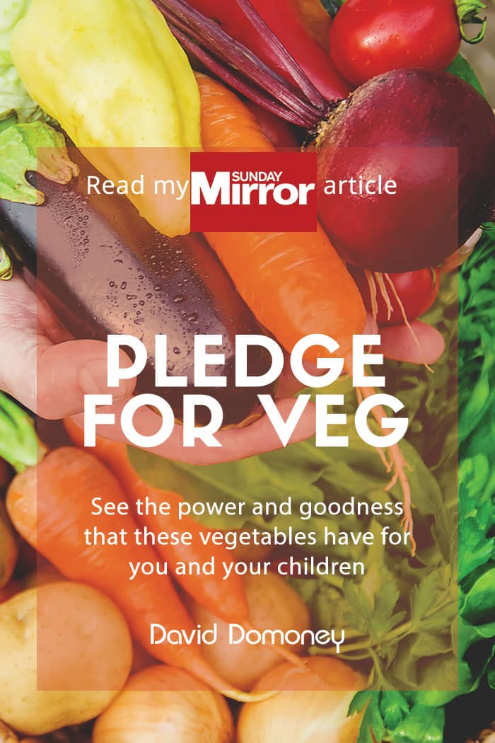 Sunday Mirror article: Pledge for veg