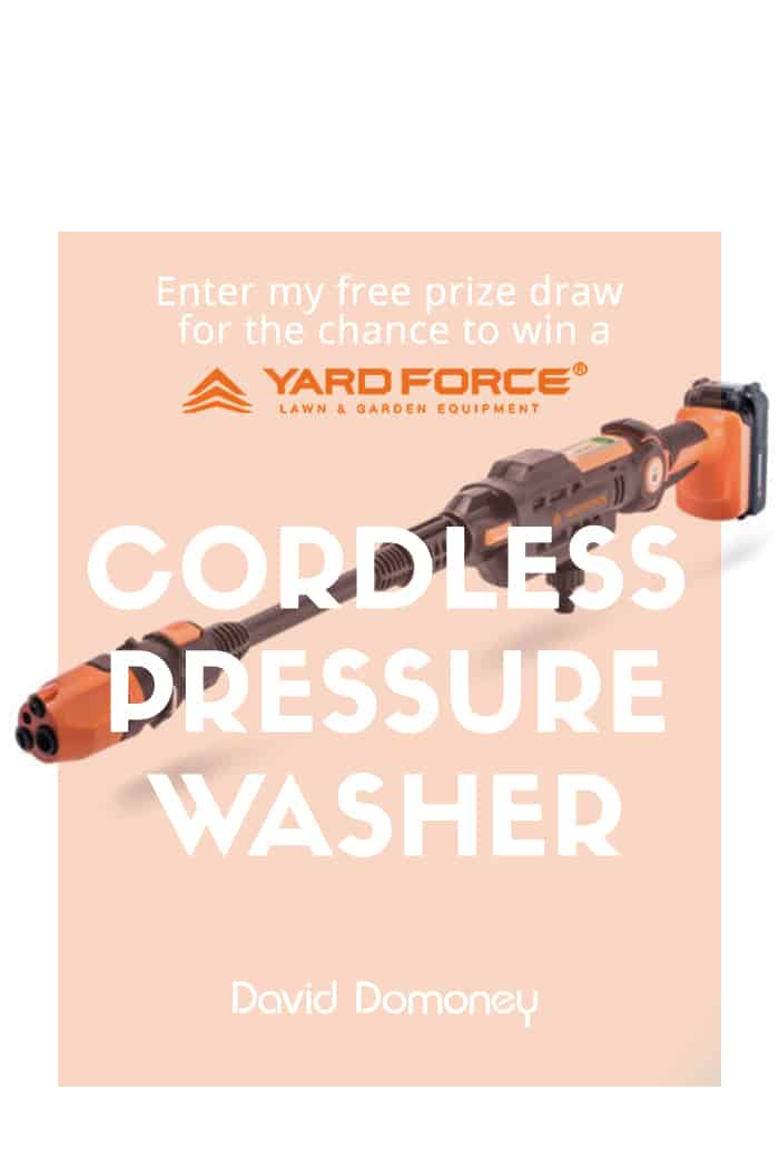 Win A Yard Force Cordless Pressure Washer