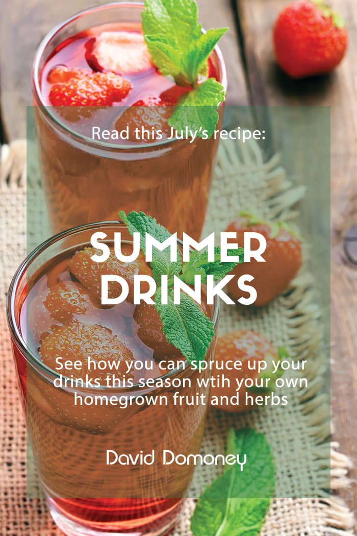 July recipe: Spruce up your summer drinks