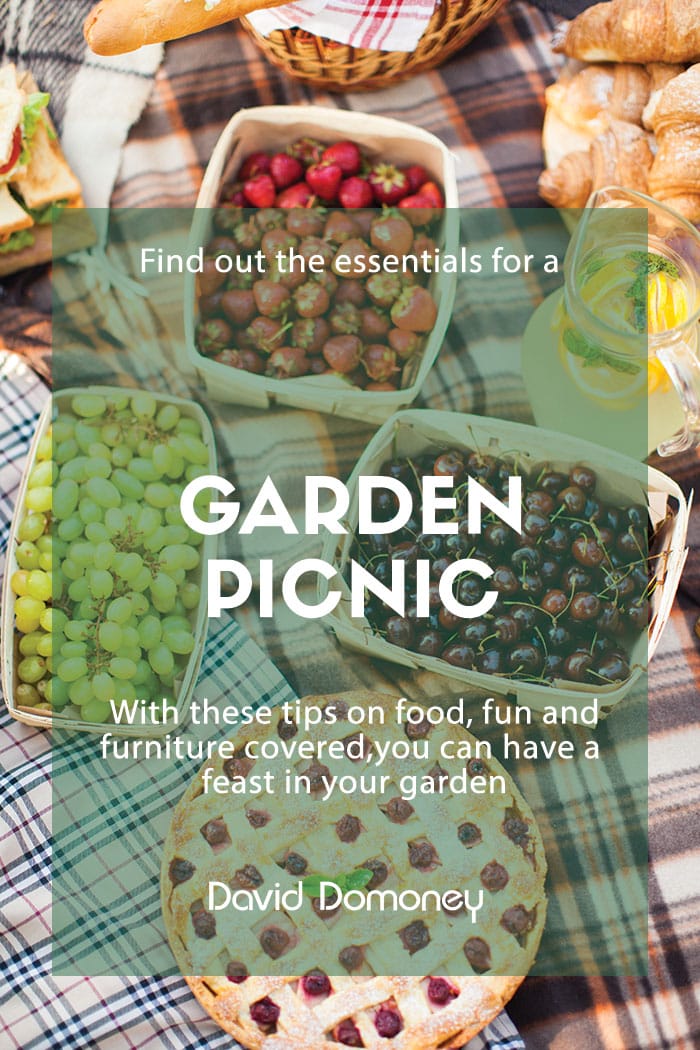 Essentials for a garden picnic