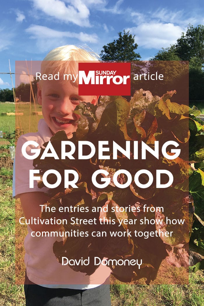 Sunday Mirror article: Gardening for good