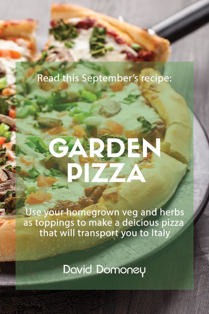 garden pizza recipe