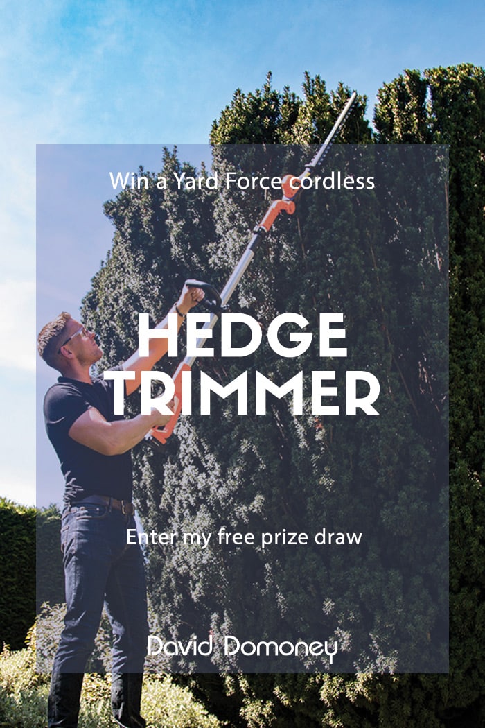 Win a Yard Force Cordless Hedgetrimmer