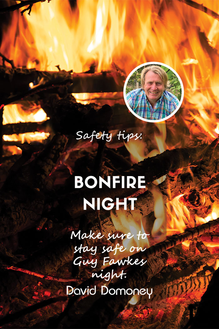 Safety tips for Bonfire Night