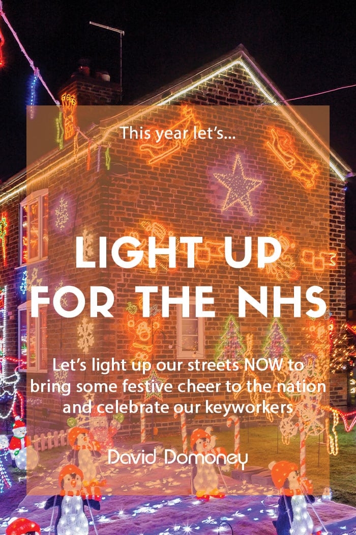 Light up our streets NOW for the NHS this Christmas