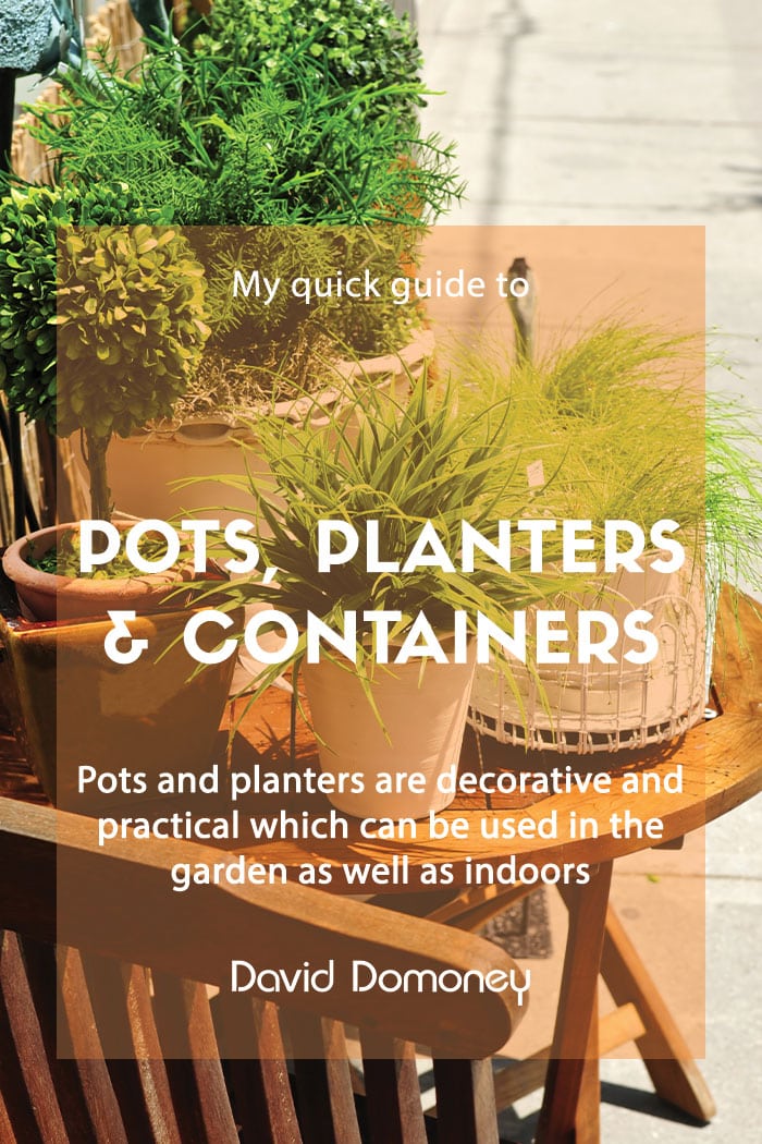 A quick guide to pots, planters and containers