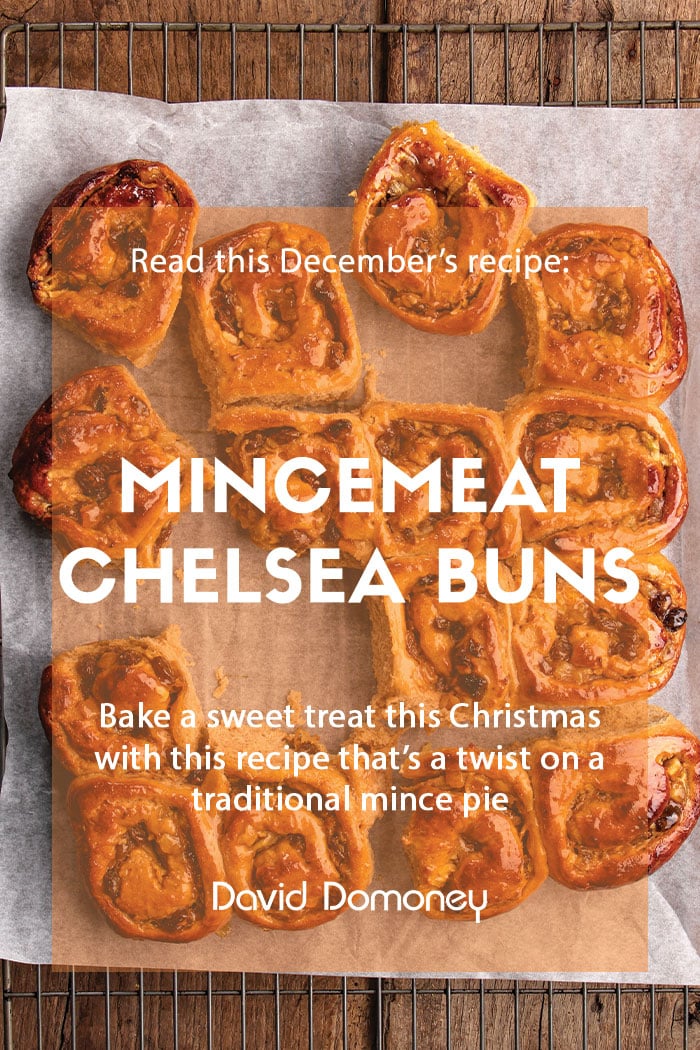 December recipe: Mincemeat Chelsea buns