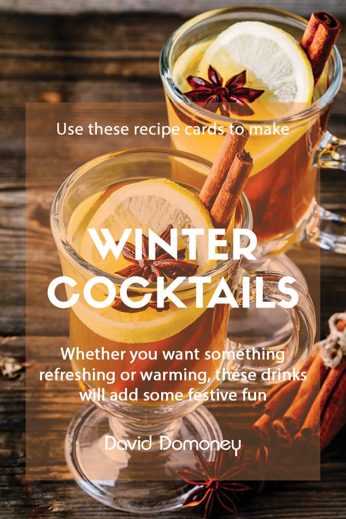 Recipes for winter cocktails