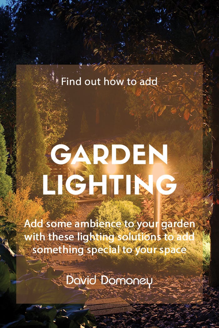 Garden lighting for magic plots