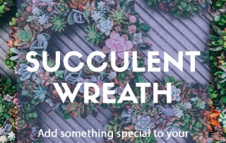 Make your own succulent wreath