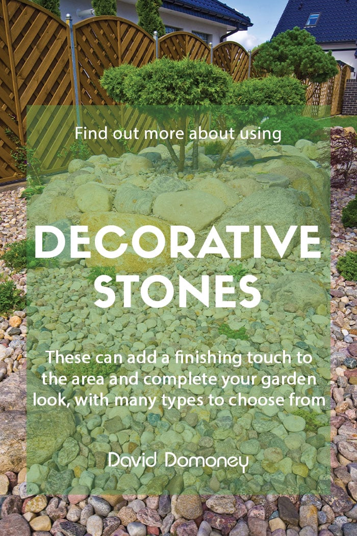 Using decorative stones in your garden design