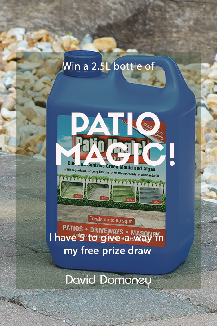 Win a 2.5L bottle of Patio Magic!