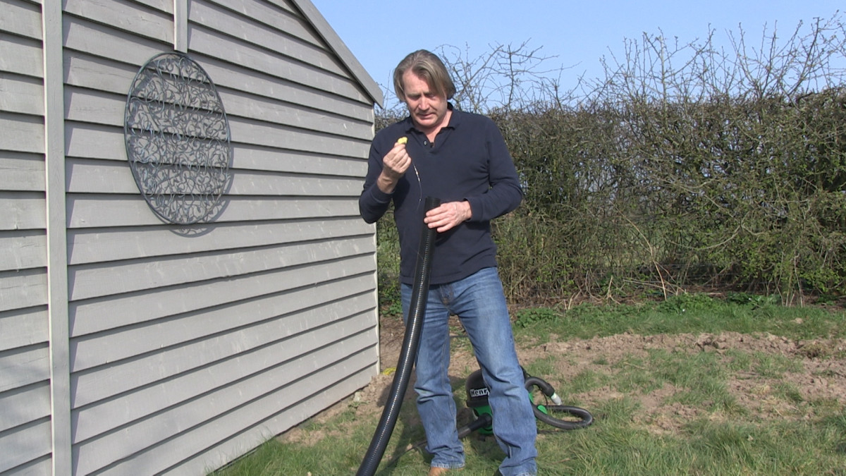 How to lay underground pipes for cables in the garden David Domoney