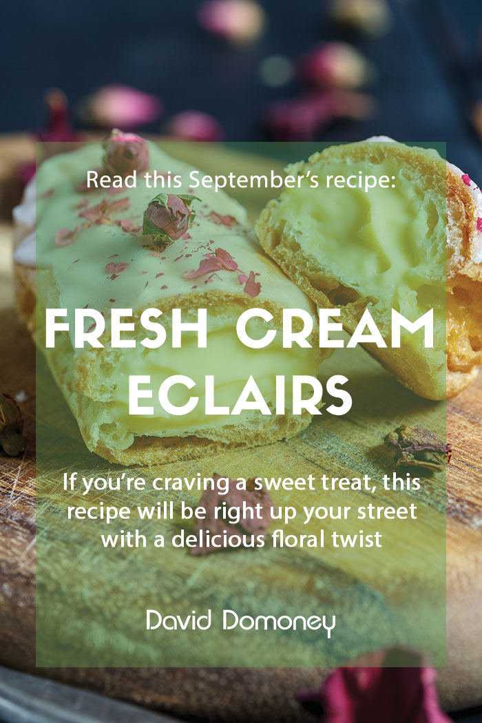 September recipe: Fresh cream eclair