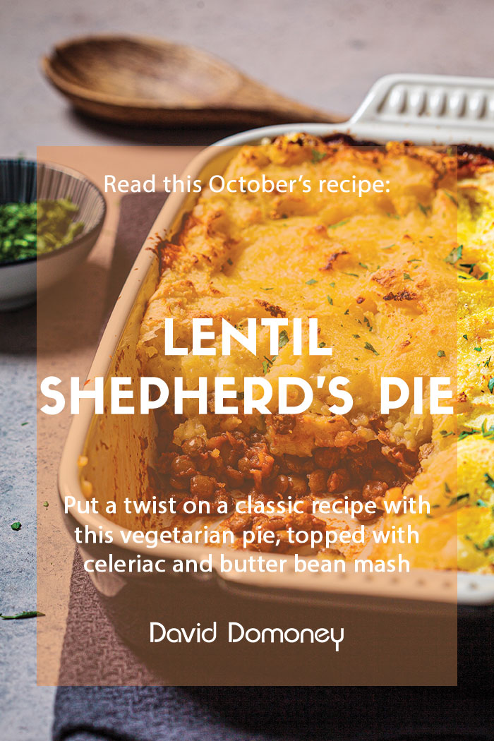 October recipe: Lentil shepherd’s pie